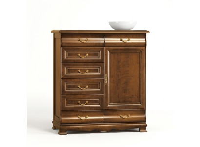 Comoda moderna marrón - Comodas de madera - Muebles de diseño - Aparador - Estante - Nuevo en el hotel