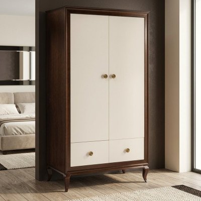 Armario de dormitorio de madera Armario Armarios Diseñador Armario de alto brillo Nuevo