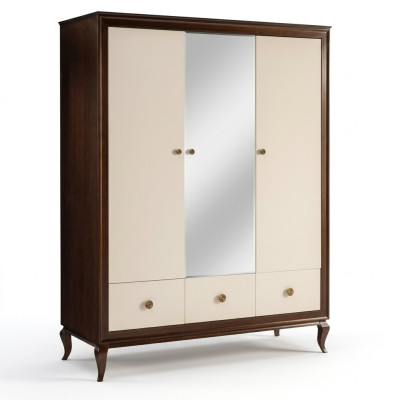 Armario con espejo de madera Armario Armario de diseñador Armarios de dormitorio