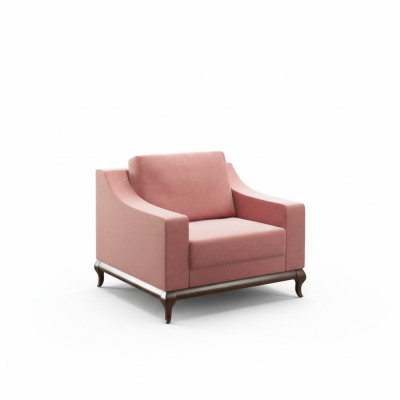 Sillón diseño muebles estilo clásico salón 95 x 100 cm. Sillón lounge nuevo.