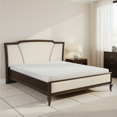 Diseño de cama acolchada de lujo para habitaciones de hotel dobles de 140, 160, 180 x 200 cm