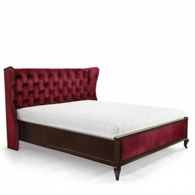 Dormitorio Cama Acolchado Diseño Muebles Lujo Doble Camas Hotel Moderno Tela