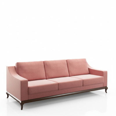 Sofá cama de 3 plazas estilo moderno de diseñador con función de cama.