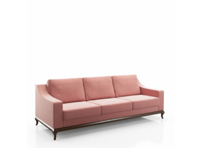 Sofá cama de 3 plazas estilo moderno de diseñador con función de cama.