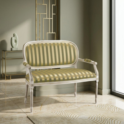 Sofá de 2 plazas de estilo moderno, mueble, sofá de 2 plazas, sofá moderno, sofá, 121x51cm, nuevo.