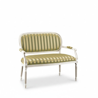 Sofá de 2 plazas de estilo moderno, mueble, sofá de 2 plazas, sofá moderno, sofá, 121x51cm, nuevo.