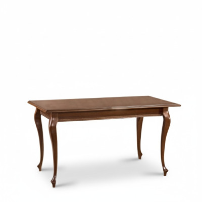 Mesa clásica de madera real para comedor, mueble de comedor, mesa de cena, mesa de conferencias.