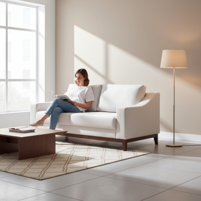 Diseño Sofá Sofá Sofá de 2 plazas Sofá Moderno Muebles de lujo Tapizado de dos plazas