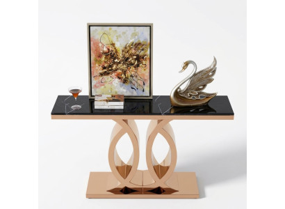 Mesa de consola de diseñador de madera Mesa consola Consolas de lujo