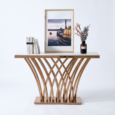 Mesa de consola consola de mesa mesita auxiliar mesa de metal mesas