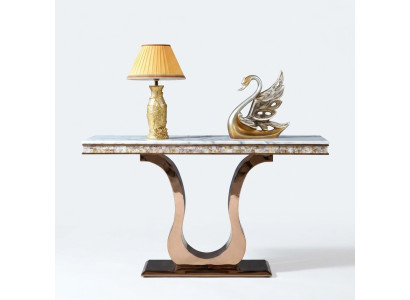 Diseñador de acero inoxidable Mesa de consola Mesa Consola Mesas de consola