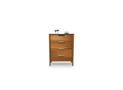 Cómoda de dormitorio de lujo con 4 cajones, armario de madera diseño muebles madera nuevo.