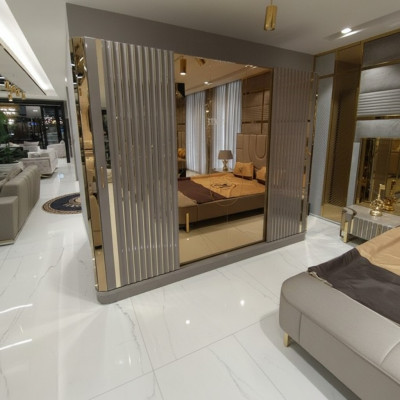 Armario de diseño de lujo, armario de estilo moderno, armarios, muebles de dormitorio nuevos.