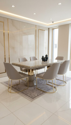 4 sillas grupo de sillas tapizadas diseño muebles comedor textil