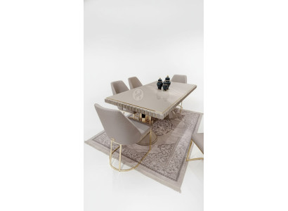 4 sillas grupo de sillas tapizadas diseño muebles comedor textil