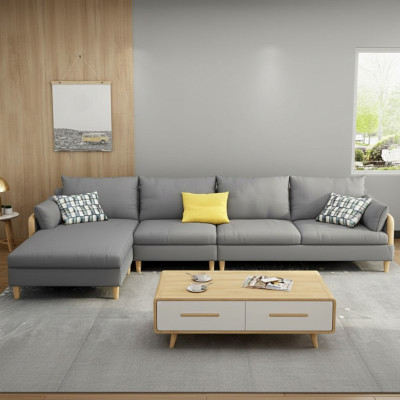 Eck Relax Sitz Luxus Möbel Wohnlandschaft Ecksofa L-form Polster Textil Modern  Asiento de esquina relax lujo muebles paisaje de estar sofá esquinero en forma de L tapizado textil moderno