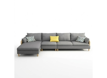 Eck Relax Sitz Luxus Möbel Wohnlandschaft Ecksofa L-form Polster Textil Modern  Asiento de esquina relax lujo muebles paisaje de estar sofá esquinero en forma de L tapizado textil moderno