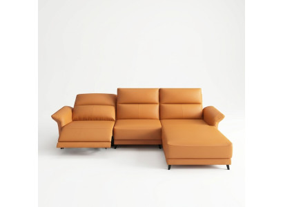 Sofá de esquina en forma de L, acolchado, moderno, relajante, de lujo, conjunto de muebles, sala de estar.