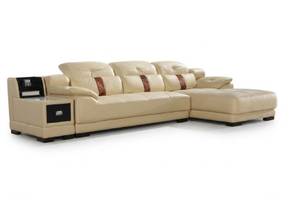 Conjunto de esquinero de lujo Sofá en forma de L Sofá tapizado Moderno Relájese Asiento Muebles Sofá de salón
