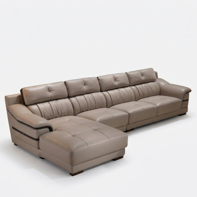 Lujo sofá de esquina sofá de esquina tapizado moderno relax asiento muebles sofá en forma de L
