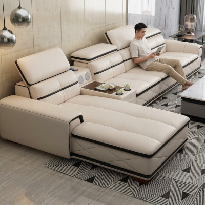 Sofá Muebles Conjunto de Salón Lujo Sofá Esquinero Sofá en L Polster Sofás Modernos Nuevos