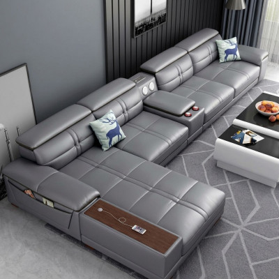 Sofá de esquina en forma de L Sofás tapizados Sofás Relax Asientos Muebles Sofá de salón Sofá de esquina.
