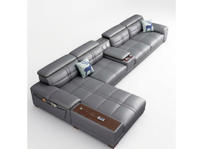 Sofá de esquina en forma de L Sofás tapizados Sofás Relax Asientos Muebles Sofá de salón Sofá de esquina.