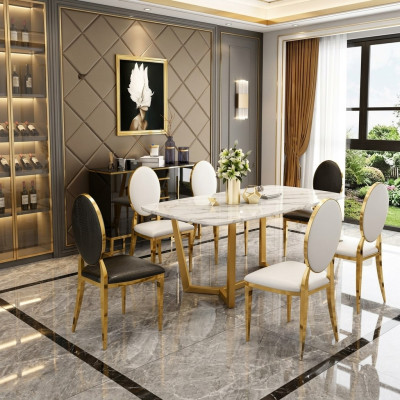 Mesa Mesa de comedor Comedor moderno Cocina Mesas Diseño Mesas de comedor Muebles Sala de estar