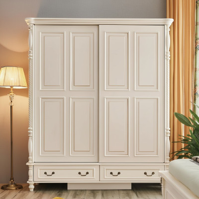 Armario clásico Armario Ropero Muebles Dormitorio Armarios Estilo Casa de Campo Nuevo