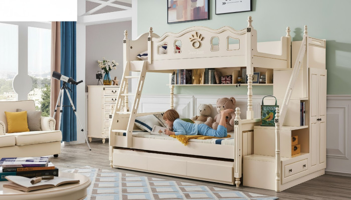 Litera cama litera litera litera cama doble litera litera niños camas madera muebles clásicos habitación