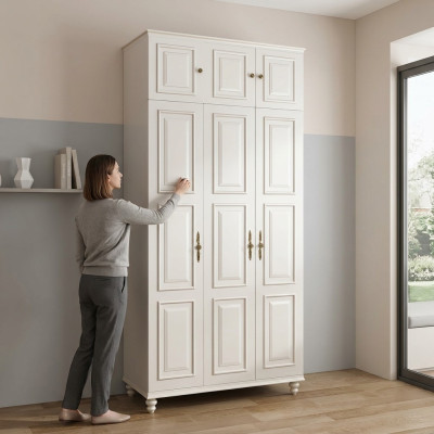 Armario clásico Armario Dormitorio Armarios Estilo Rural Nuevo Muebles