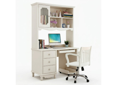 Mesa de escritorio de casa de campo Silla de escritorio Mesa de oficina Mesa de PC Escritorios 2 piezas Mesas Nuevas