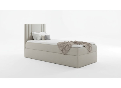 Mini cama individual cama dormitorio camas diseño tapizado cama juvenil lujo tela