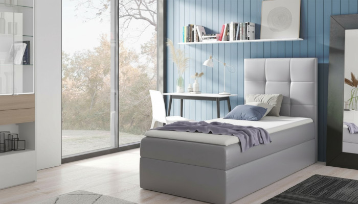 Cama juvenil Diseño dormitorio Hotel Moderno Cama Canapé Cama con cajones Cama doble de 90 cm
