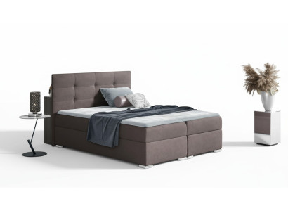 Cama somier Caja cama boxspring 160x200 Dormitorio Diseño Doble Hotel Moderno