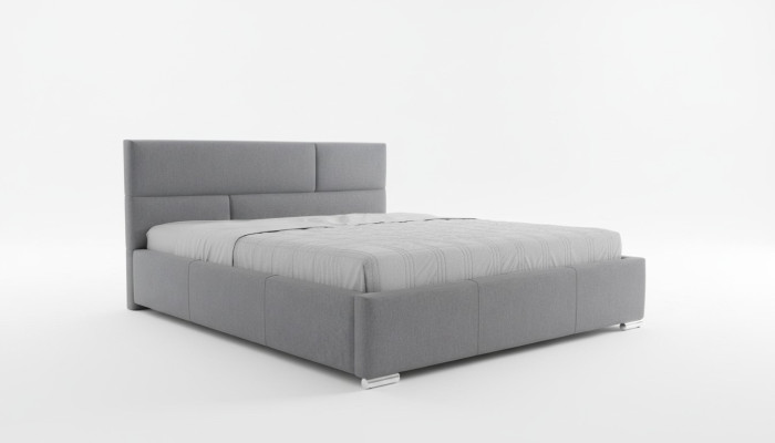 Cama Marco de cama Dormitorio Diseño Doble Hotel Moderno Tela Nuevo 180x200 Muebles
