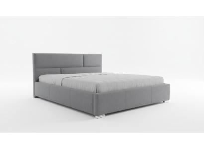 Cama Marco de cama Dormitorio Diseño Doble Hotel Moderno Tela Nuevo 180x200 Muebles