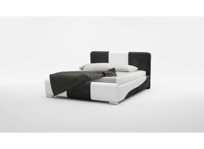 Cama Marco de cama Dormitorio Diseño Doble Hotel Moderno Tela 160x200 Camas Nuevas