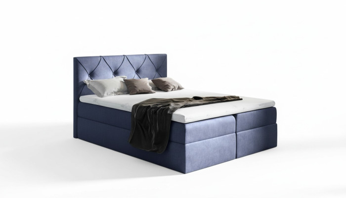 Moderna cama dormitorio camas 200x200 cama tapizada en tela de diseño doble