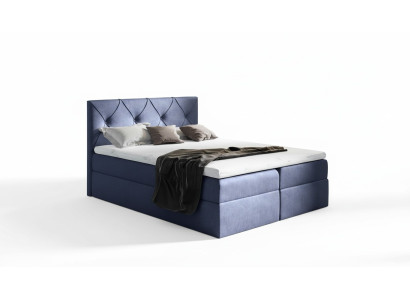 Moderna cama dormitorio camas 200x200 cama tapizada en tela de diseño doble