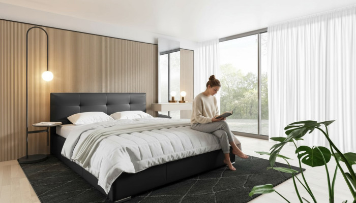 Muebles de lujo diseño doble hotel moderno cama dormitorio camas marcos de cama nuevo