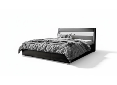 Marco de cama de madera Diseño de cama doble Hotel moderno Cama Dormitorio Muebles