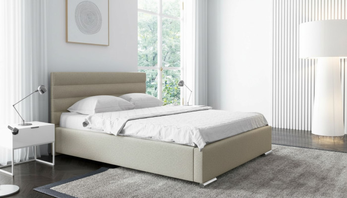 Doble Hotel Moderno Cama Dormitorio Camas 160x200 Cama tapizada Estructura de cama Nuevo