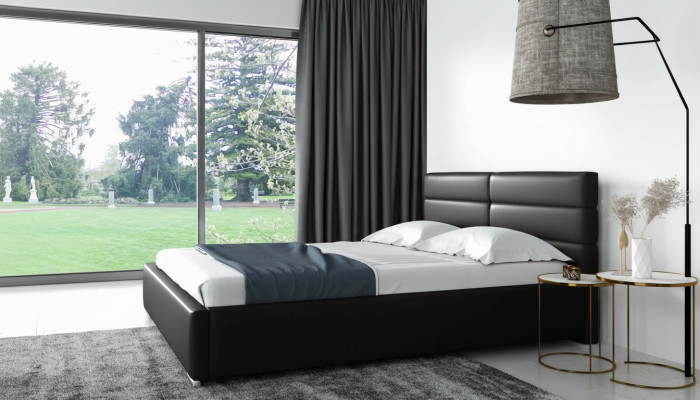 Marco de cama diseño de madera doble moderno de hotel Cama dormitorio Camas Cama tapizada