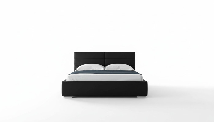 Marco de cama diseño de madera doble moderno de hotel Cama dormitorio Camas Cama tapizada
