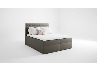 Cama con cajón de almacenamiento, cama boxspring contemporánea doble de hotel de 160 cm para dormitorio.