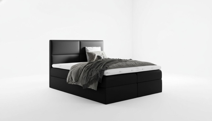 Cama box spring moderna Cama de lujo Muebles de cama Caja de cama Camas Cama tapizada Cama doble