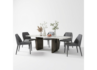 Mesa de metal de lujo mesa de comedor mega diseño mesas de metal muebles de comedor mesas de comedor