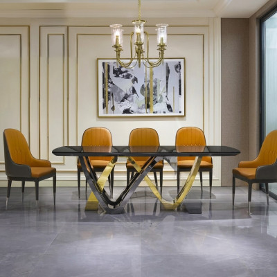 Comedor Columna Mesas Muebles Italianos Restaurante Mesa de Comedor Mesa Lujo Nuevo