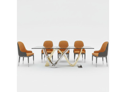 Comedor Columna Mesas Muebles Italianos Restaurante Mesa de Comedor Mesa Lujo Nuevo